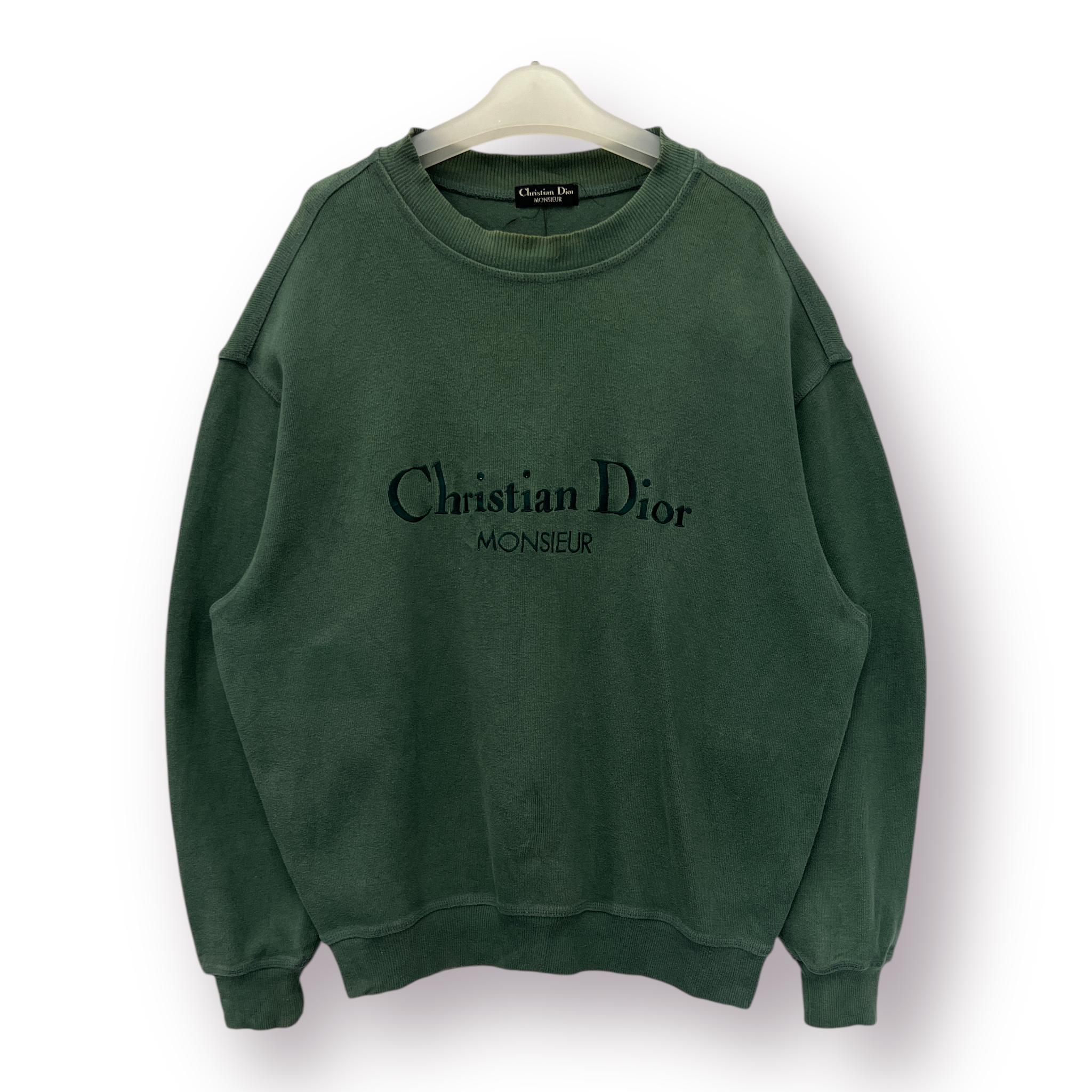 Vintage 90's Christian Dior Monsieur Embroidery Logo Rare Colors