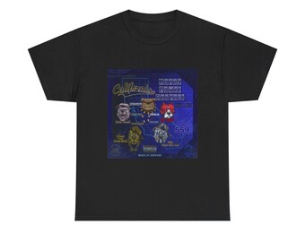 Underworld Band the Anthology, Album Cover Tee, Printed Music