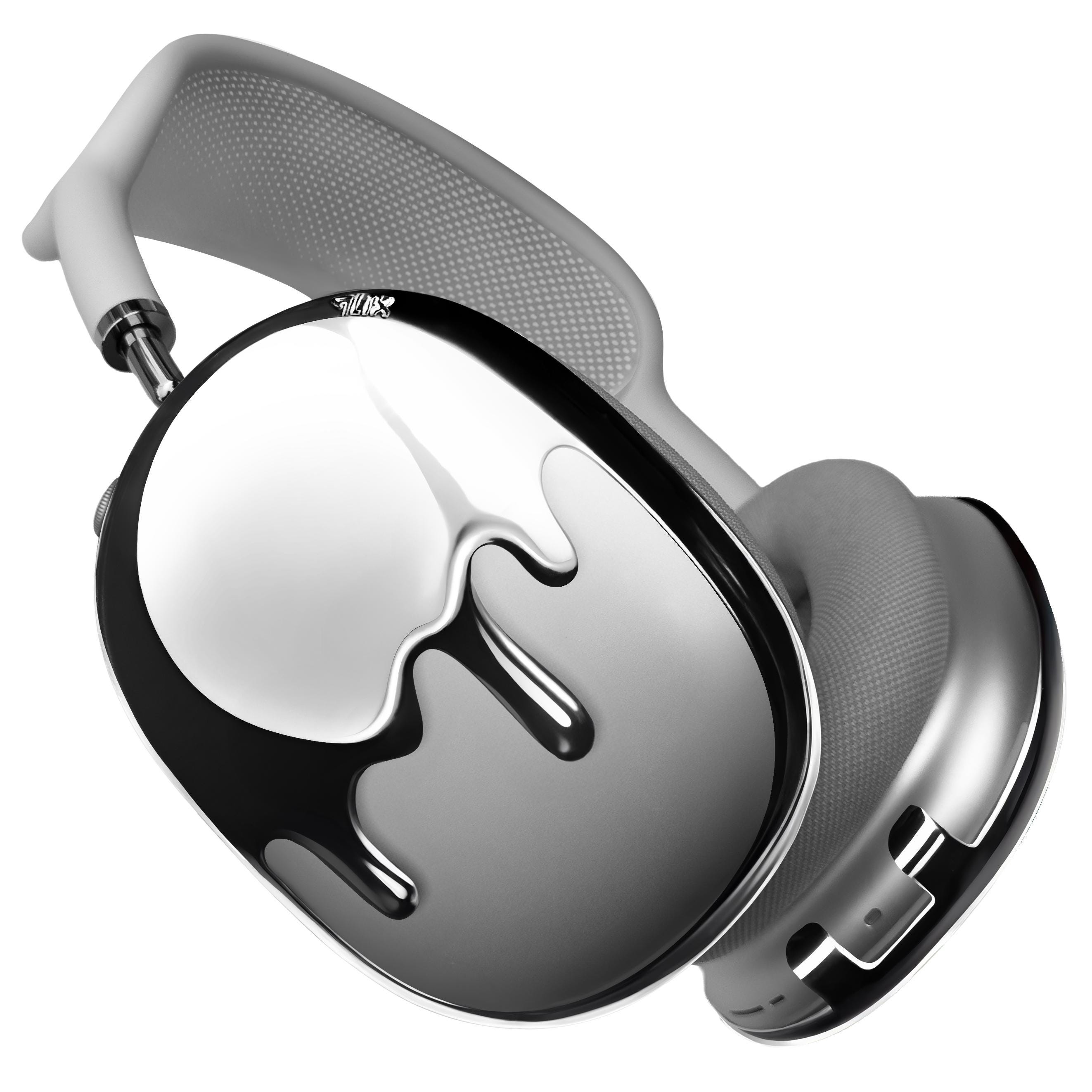 Qlix Silver Drip Frames – Airpods Max Case (lightweight, USB-C