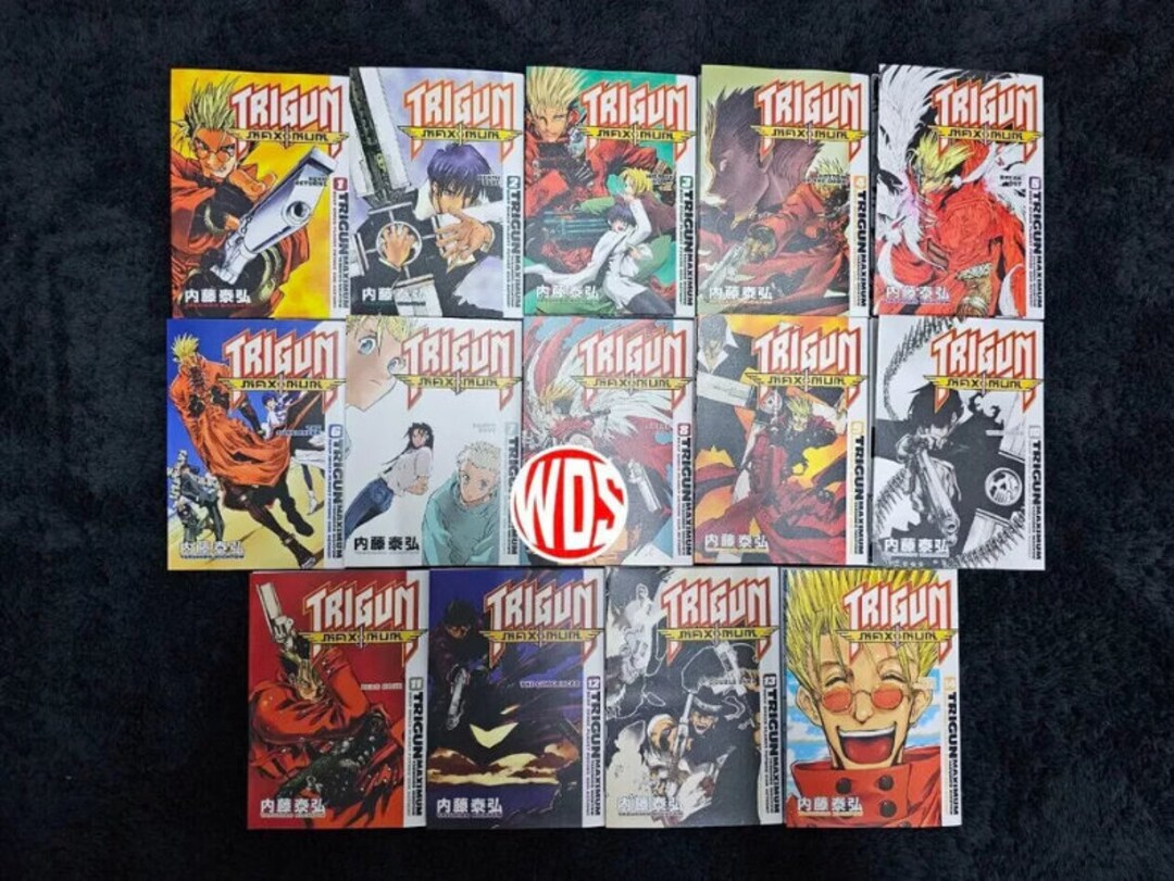 トライガン・マキシマム マンガ 1-14巻 (END) フルセット 英語版