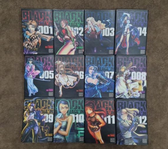 ブラックラグーン マンガ 1-12巻 全巻セット 英語版コミック - Etsy 日本