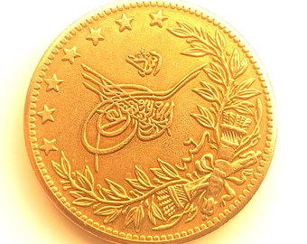 オスマン帝国 1250年 金貨 希少 アンティーク NGC 準最高鑑定 オスマン