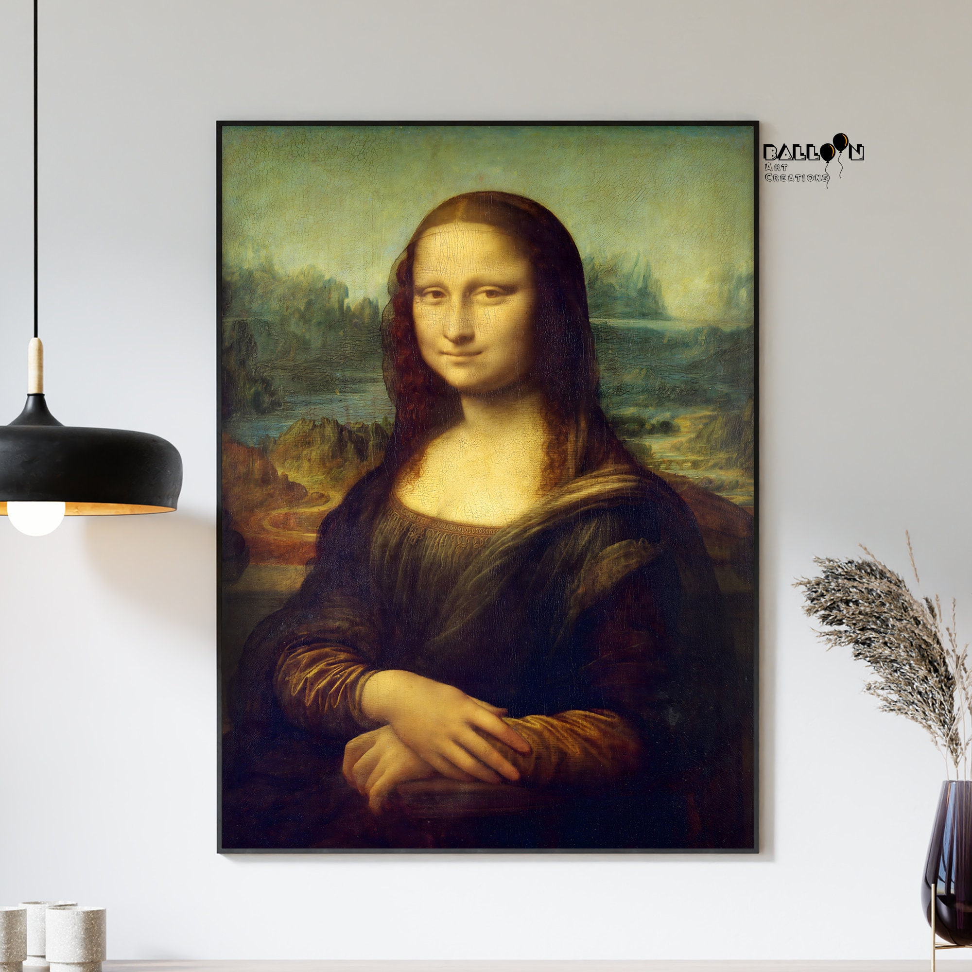 レオナルド ダ ヴィンチ、モナ リザ、1503-1519、ダ ヴィンチ プリント