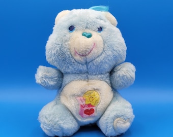 かぎ針編みのケアベア：ミニチュアあみぐるみぬいぐるみ（7インチ