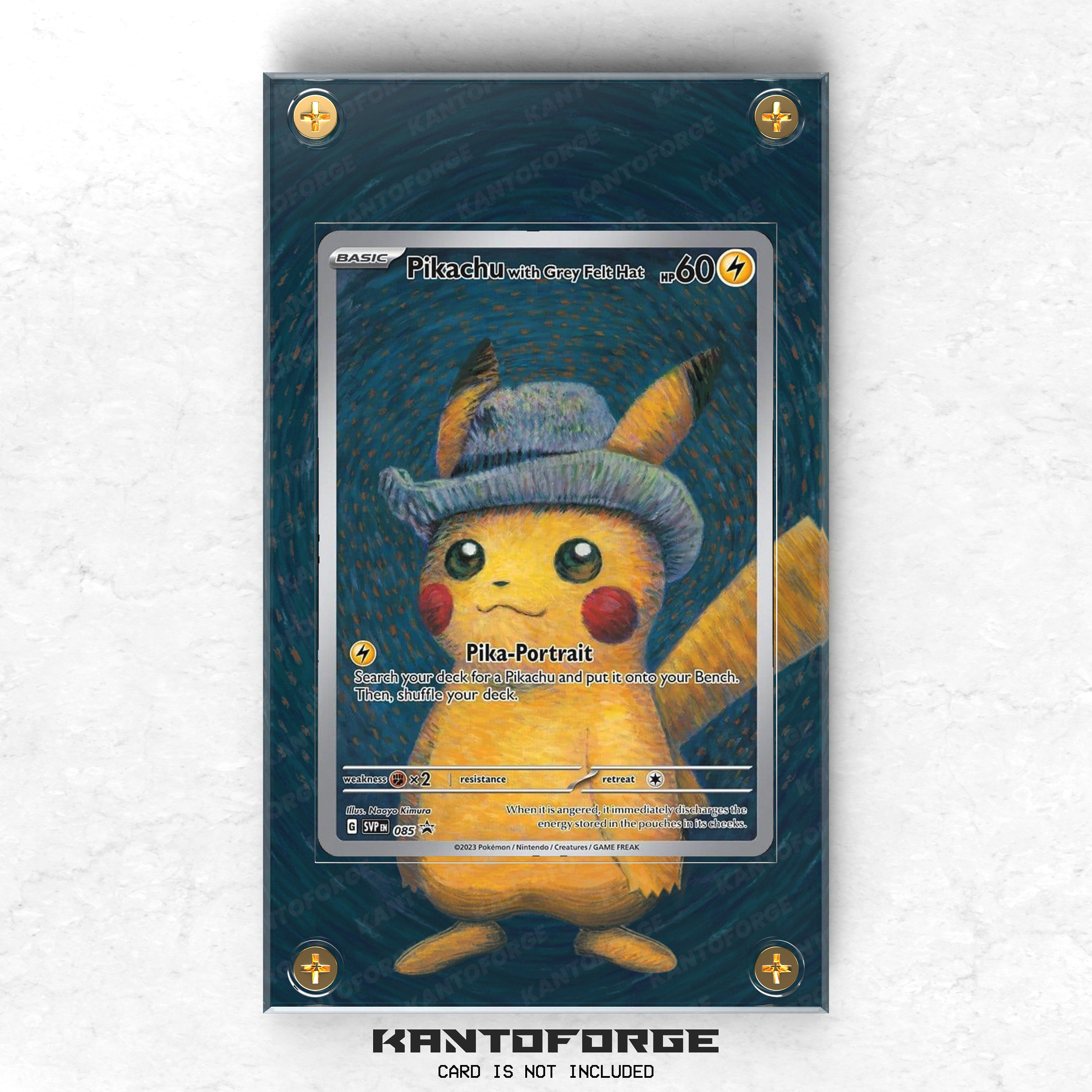 Pikachu With Grey Felt Hat - SVP 085 - Pokémon Extended Artwork