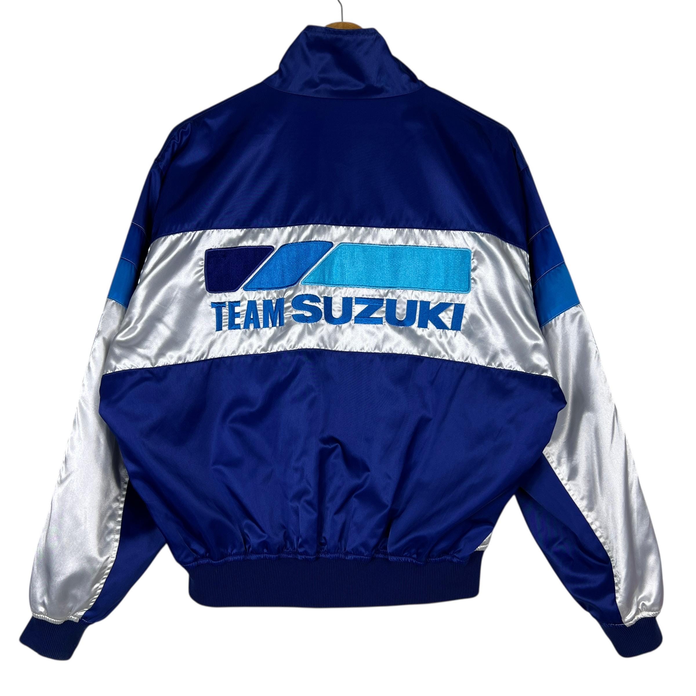 Vintage Suzuki Racing Team Reversible Bomber Jacket Made in Japan