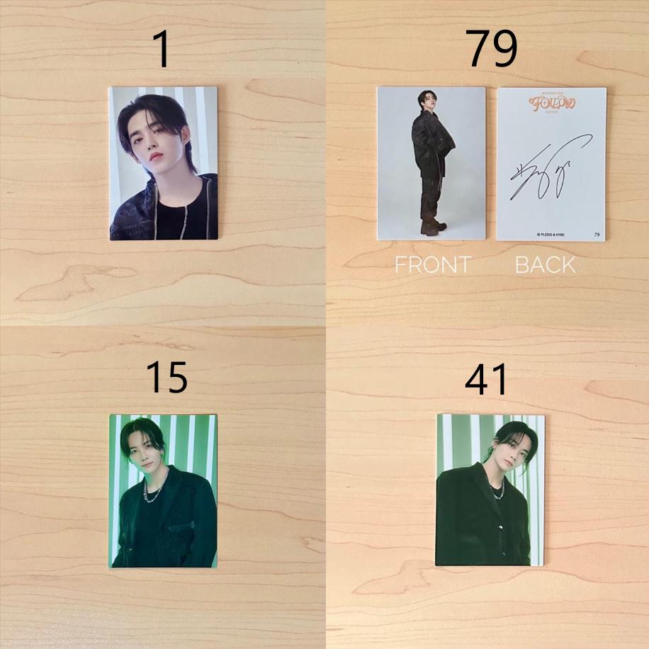 OFFICIAL SEVENTEEN Follow to Japan Trading Cards Photocard PC - Etsy