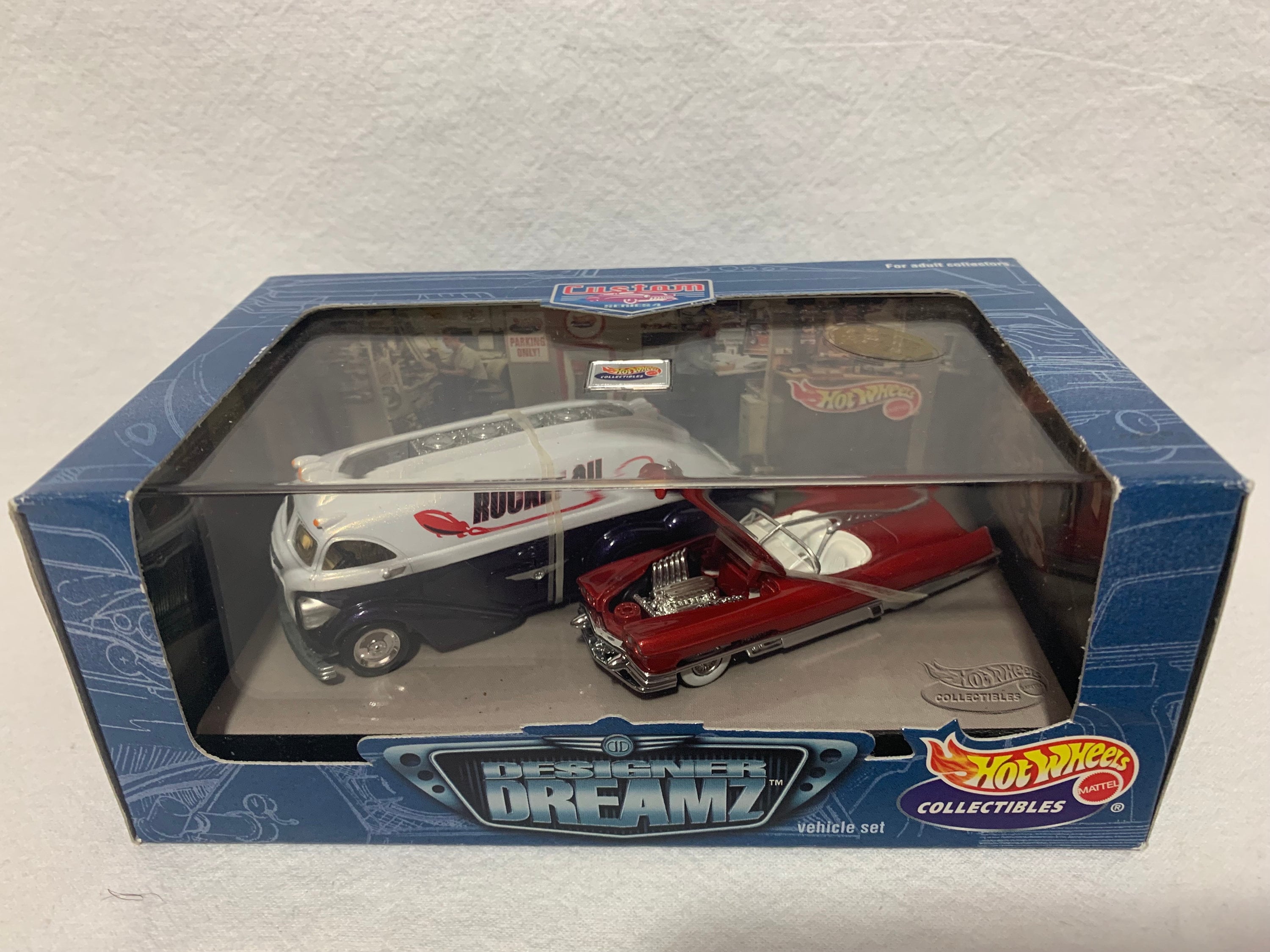 Vintage Hot Wheels Designer Dreamz 26079 Custom Series Rocket Oil