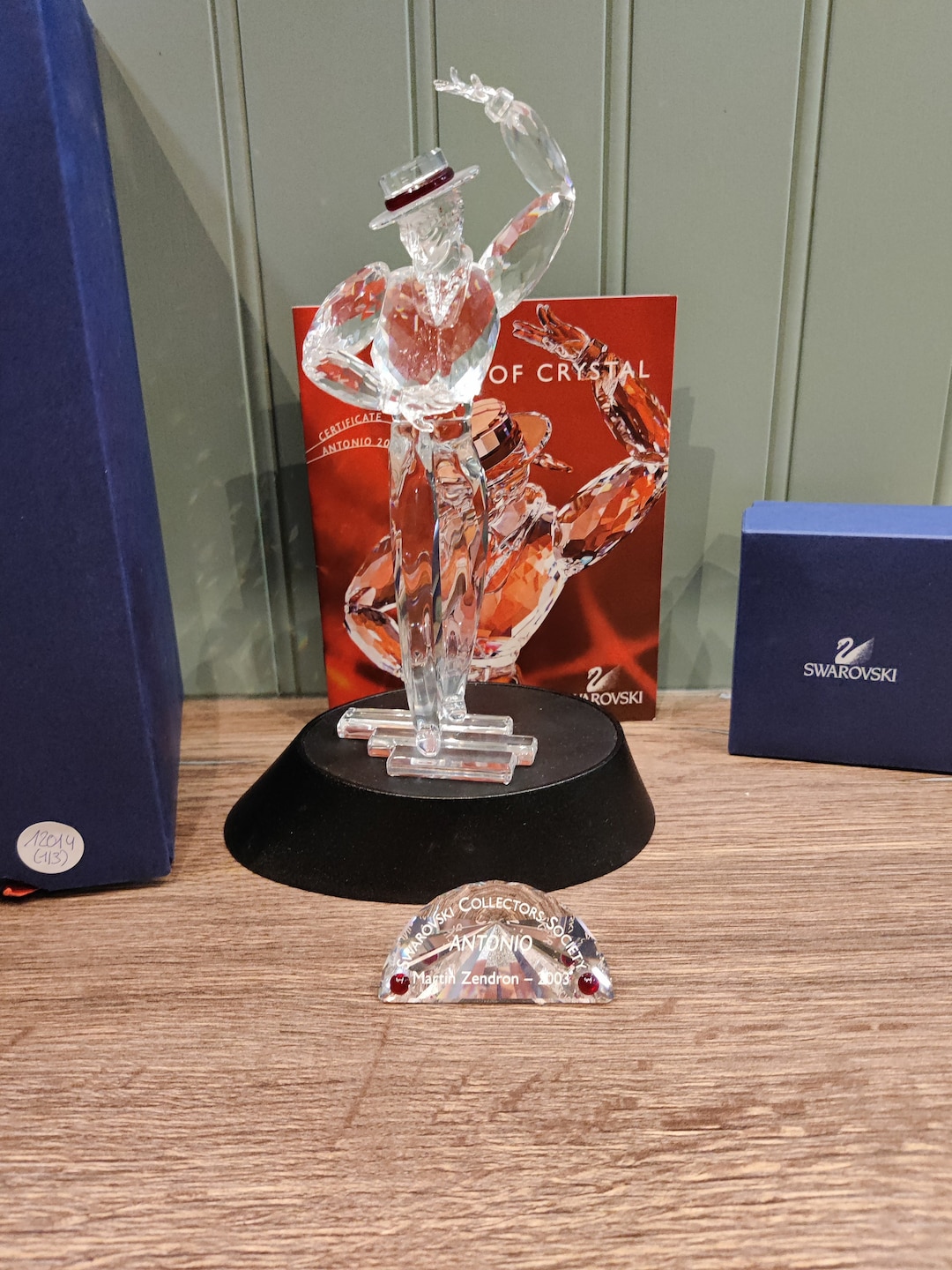 スワロフスキー マジックオブダンス アントニオ 2003年 プラーク・飾り