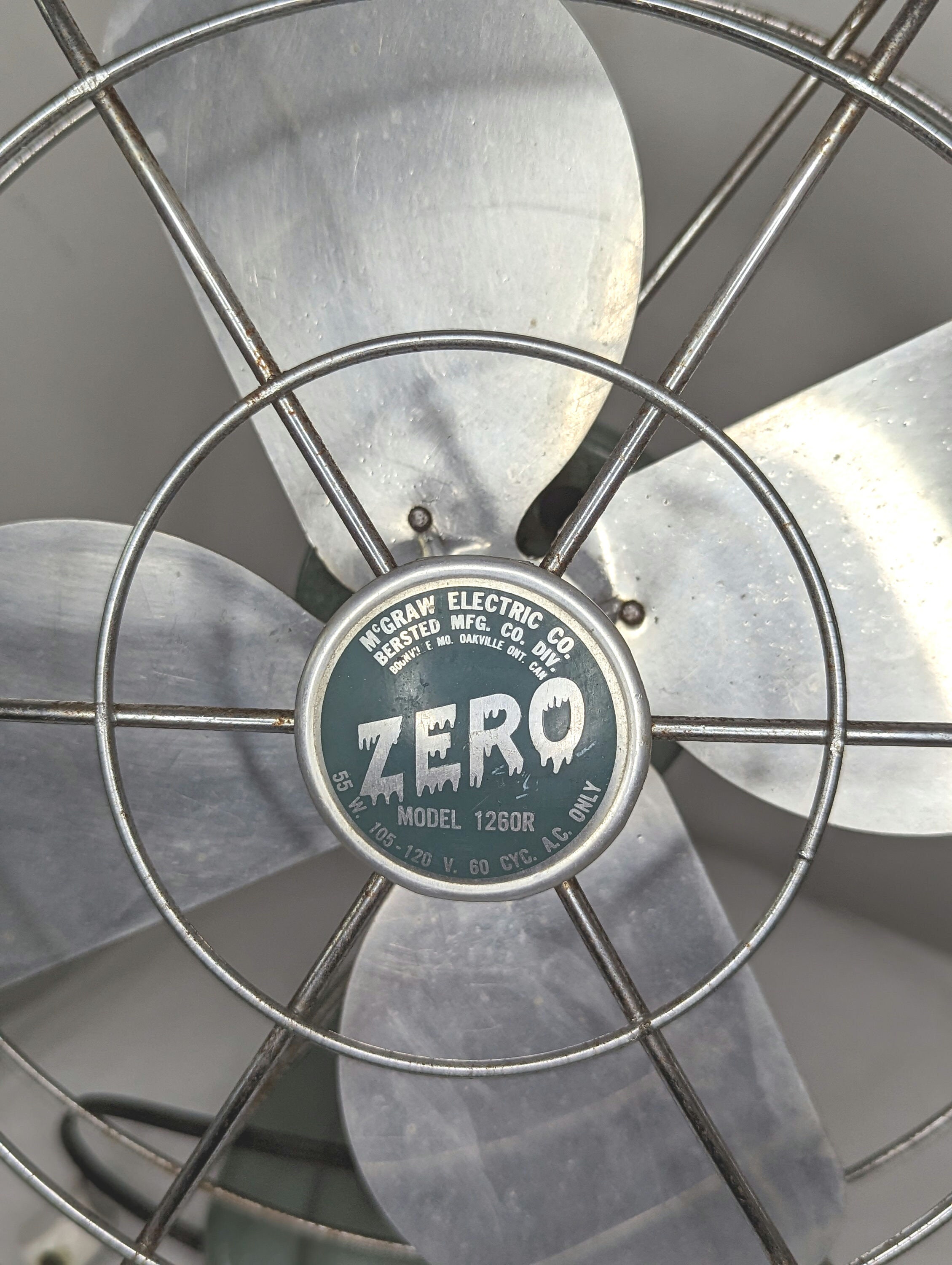 Vintage Mcgraw Electric Zero Fan - Etsy