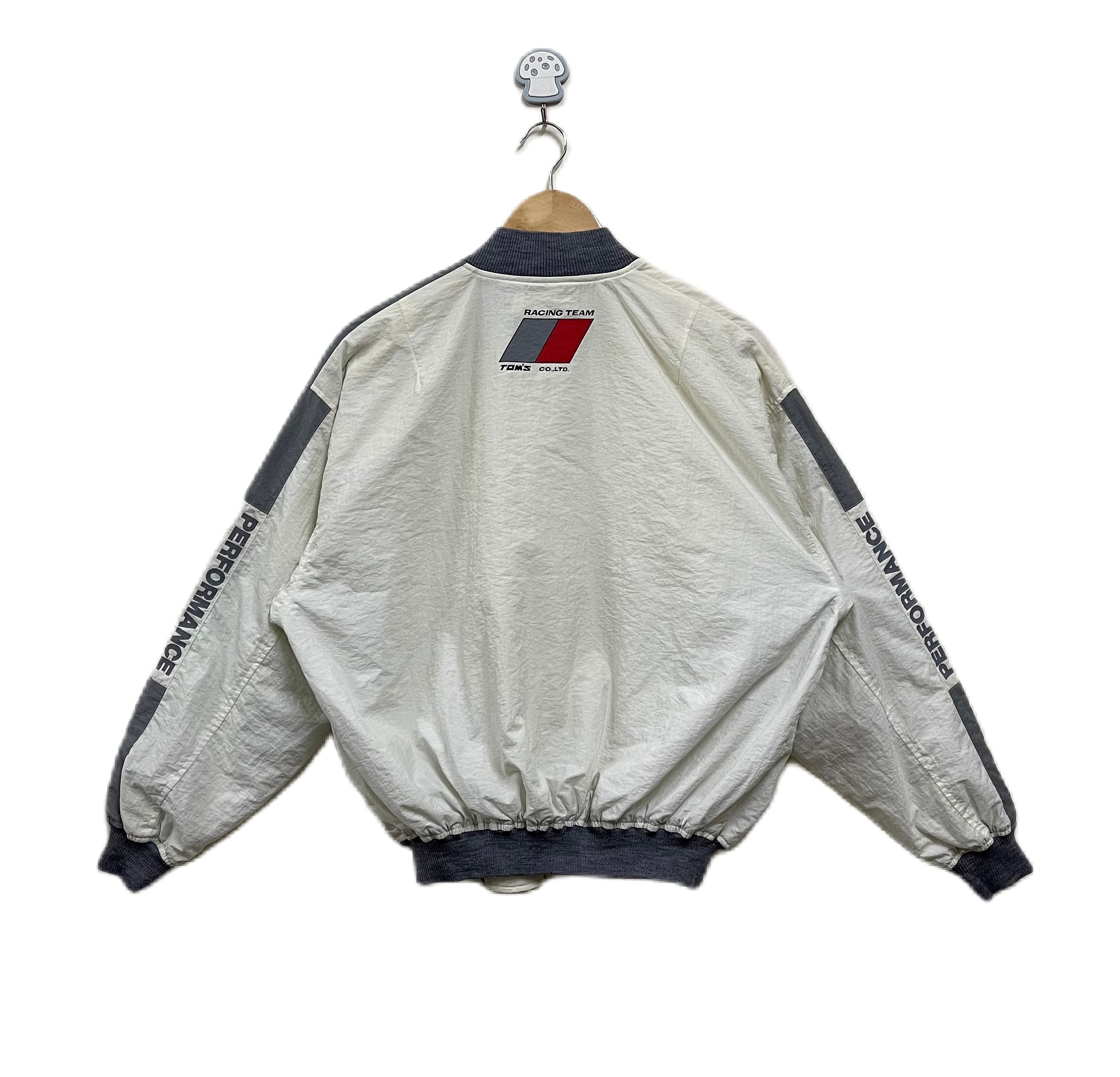 Vintage 90s TOM'S Racing Team Toyota Jacket Bomber Windbreaker
