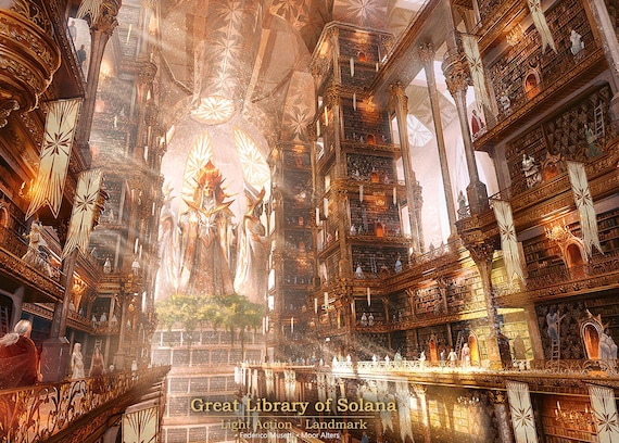 Great Library of Solana - PROXY - Flesh and Blood TCG - Etsy