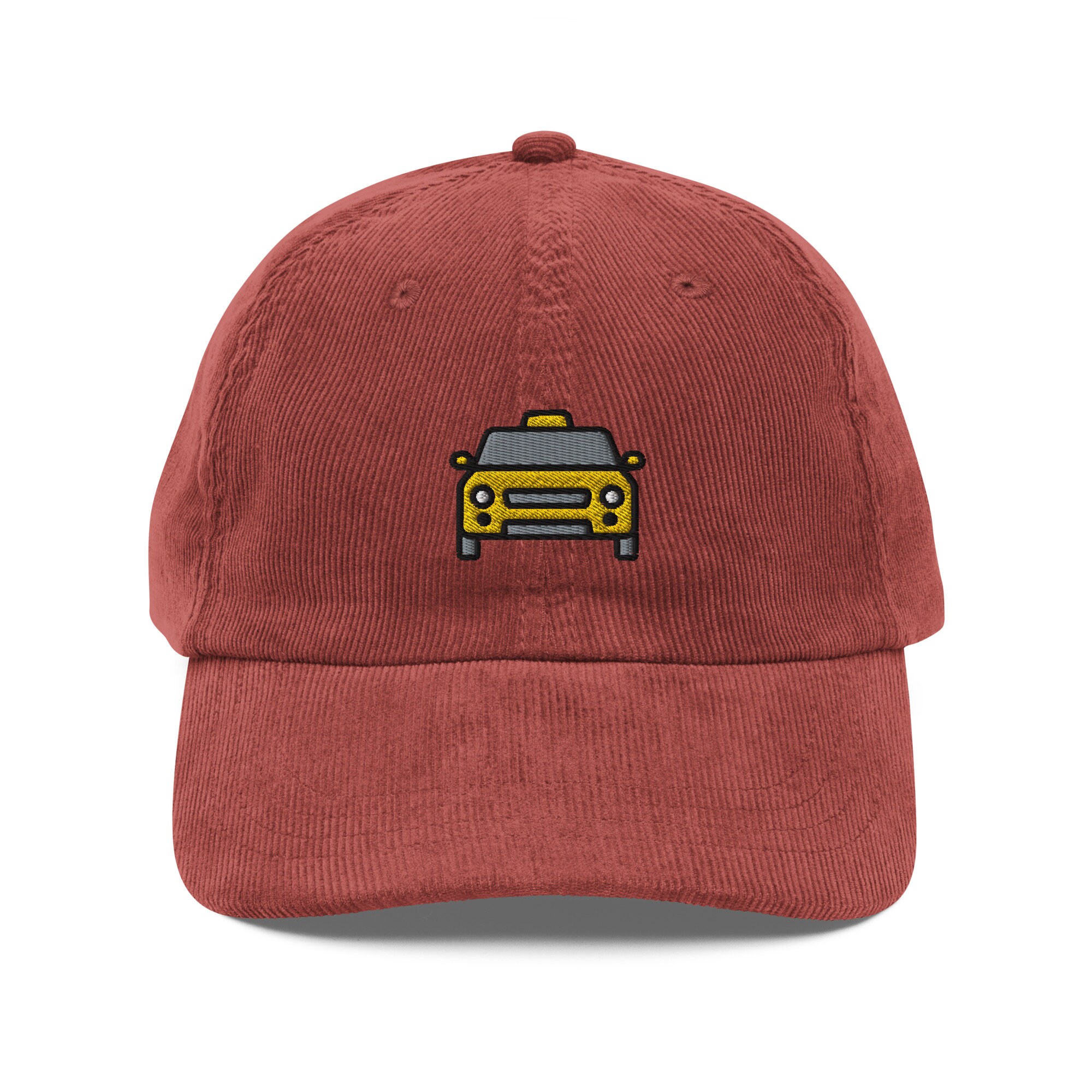 Taxi Car Corduroy Cap | Gift for Taxi Drivers | Cute Taxi Driving