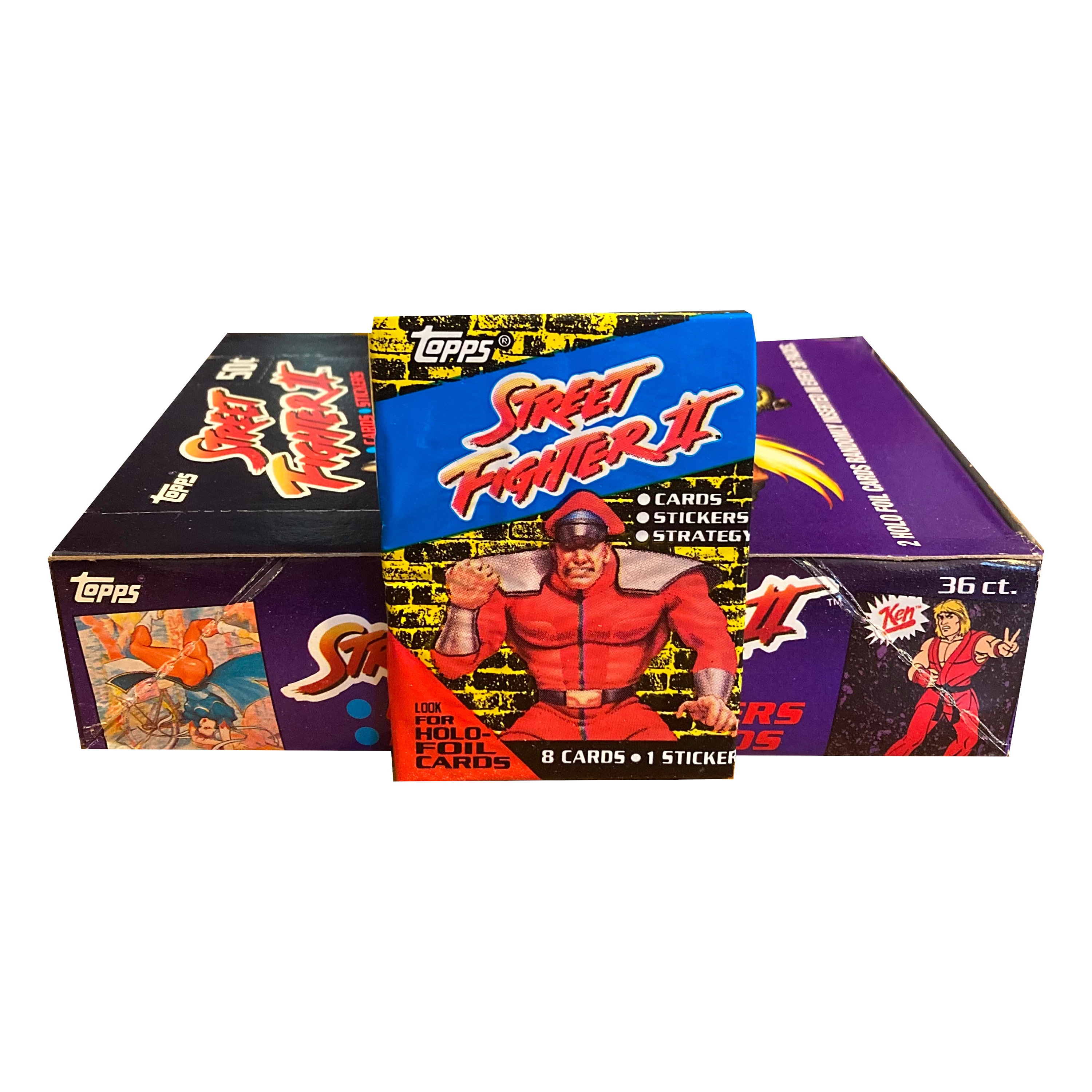 ストリートファイター II ビンテージ トレーディング カード 1 パック