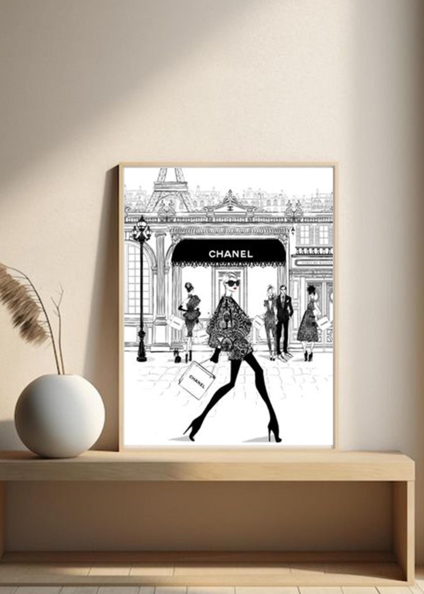 GUCCI＆CHANEL コラボ絵 海外正規品