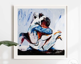 Gay Abstract Art Print: Homoerotic Love, LGBTQ Wall Decor - Etsy
