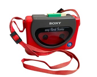 Vintage My First Sony WM-F3030 Cassette Walkman – Retro Audio