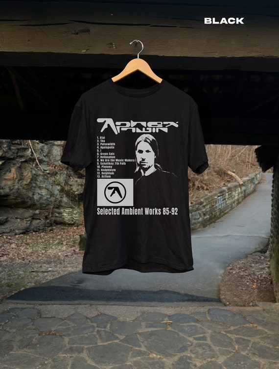 Aphex Twin Shirt, Selected Ambient Works 85-92 Album Tshirt, Aphex