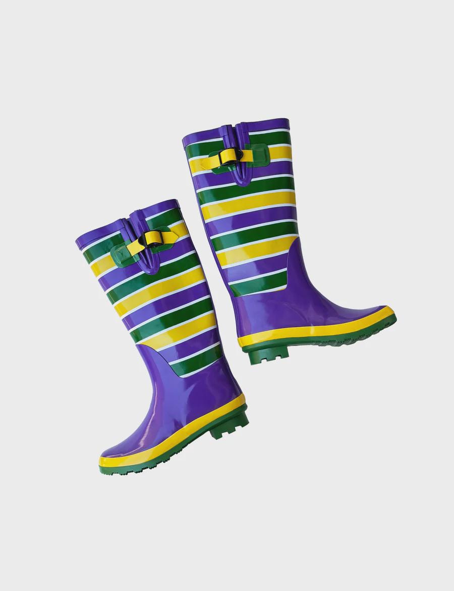 Mardi Gras Unisex Adult Rain Boots - Etsy