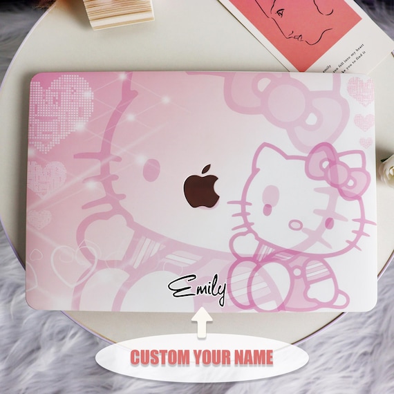 Cute Hello Kitty New Mac Protective Case Personalized Name for