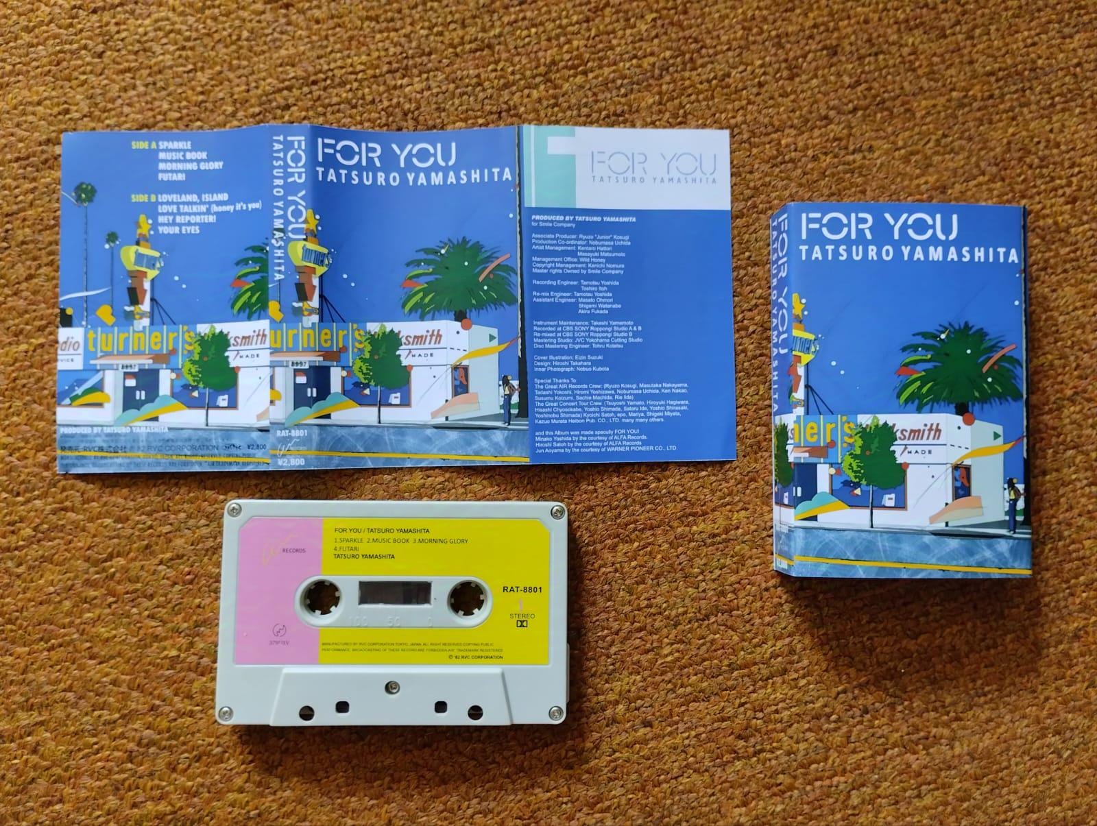 Tatsuro Yamashita - for You With Slipcase Cassette Tape Citypop
