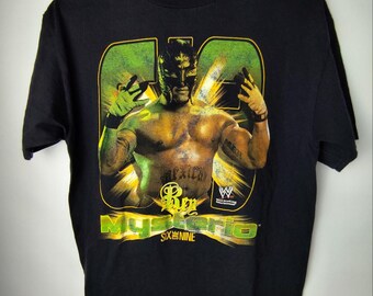 ヴィンテージ 90年代 WWE レイ・ミステリオ レスリング 619 Tシャツ M