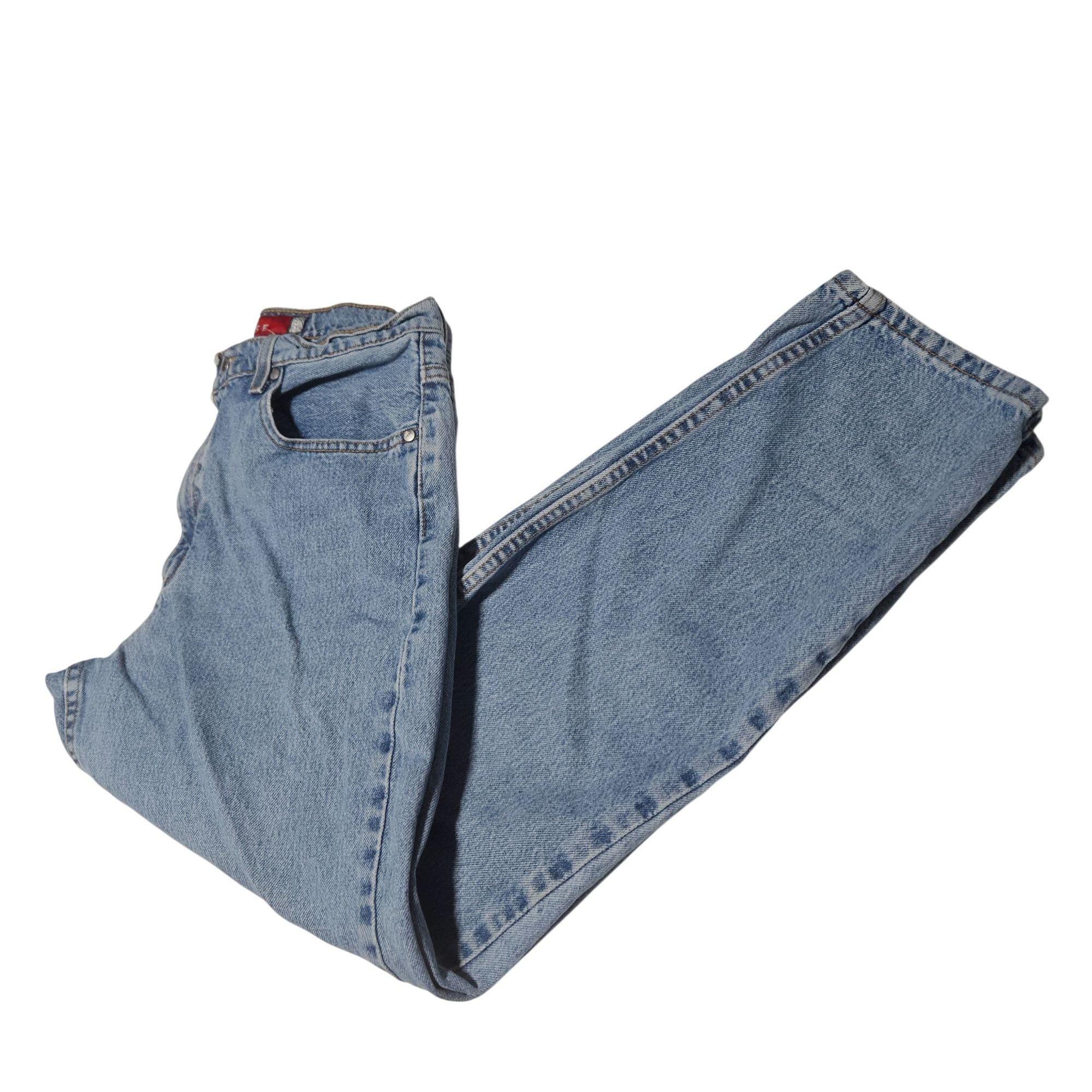 Vintage Silver Jeans Y2k - Etsy