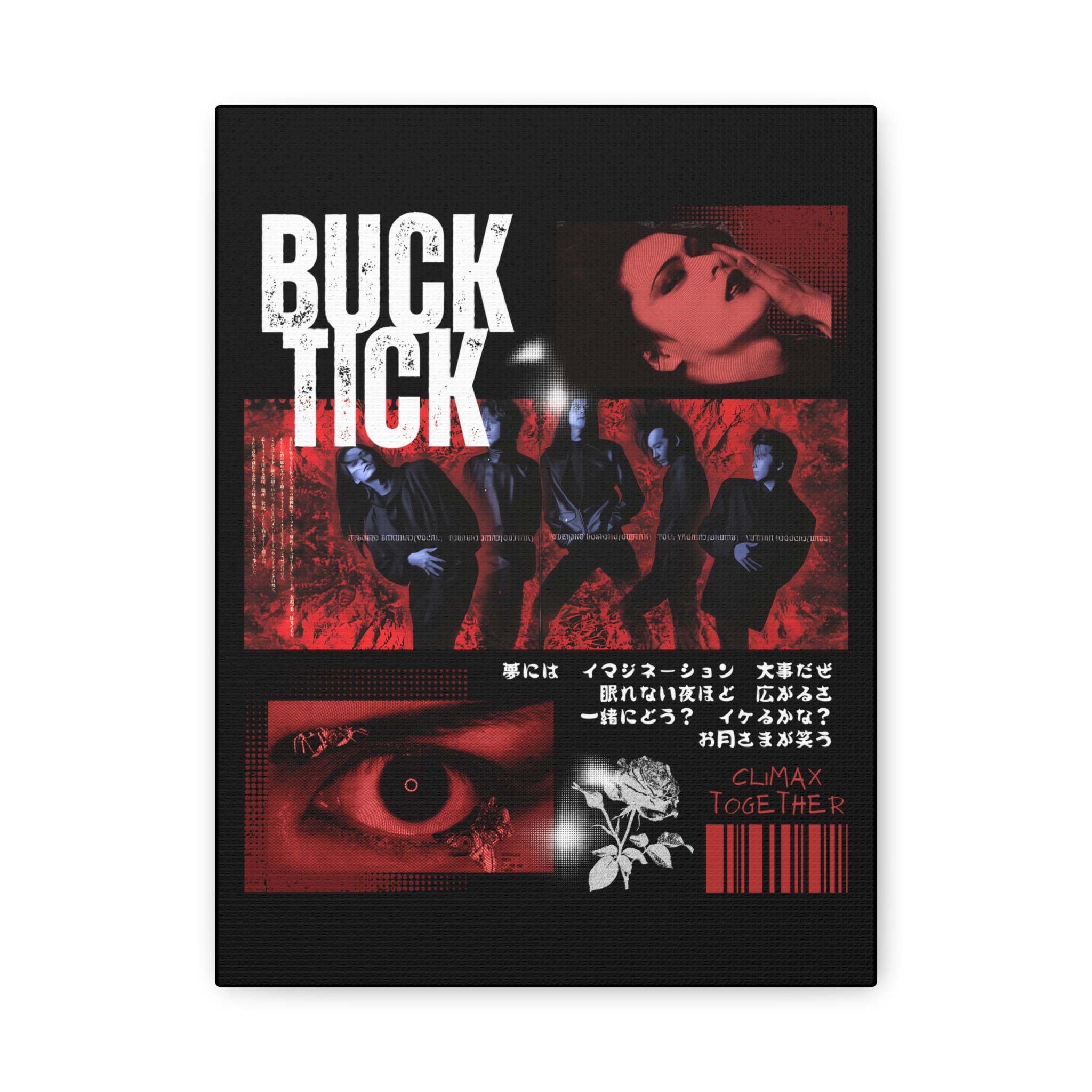 Buck-tick Canvas Print, Japanese Rock Band Poster, Visual Kei