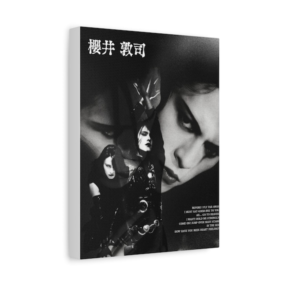 Atsushi Sakurai Canvas Print, Buck-tick Poster, Japanese Gothic