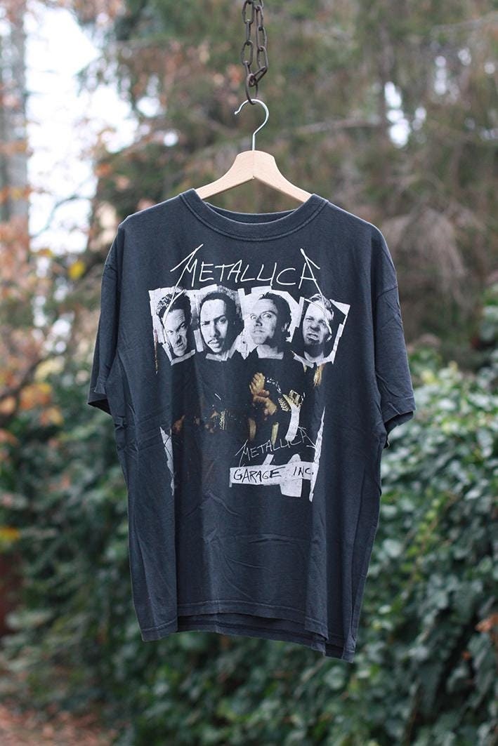 LLICA / Garage Inc. ヴィンテージTシャツ llicaメタリカ バンドT