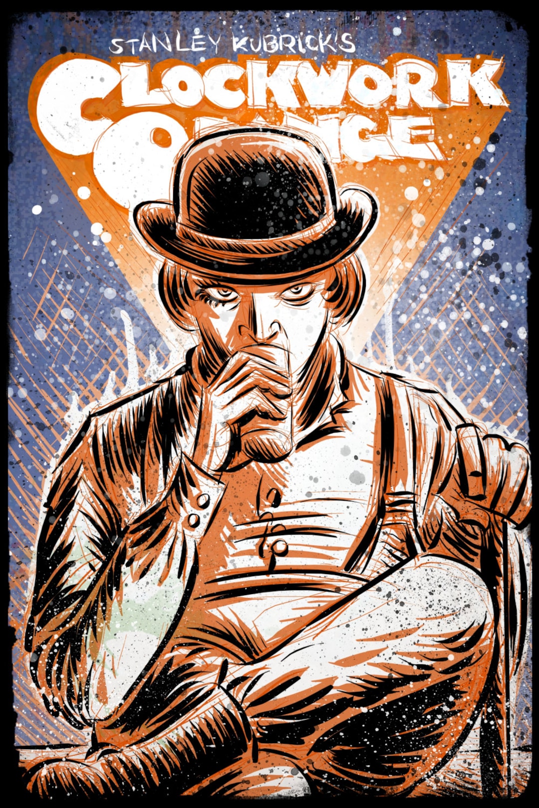 時計じかけのオレンジ アレックス ポスター イラスト アートプリント