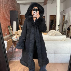 Y2k Fur Trim Leather Jacket - Etsy Canada