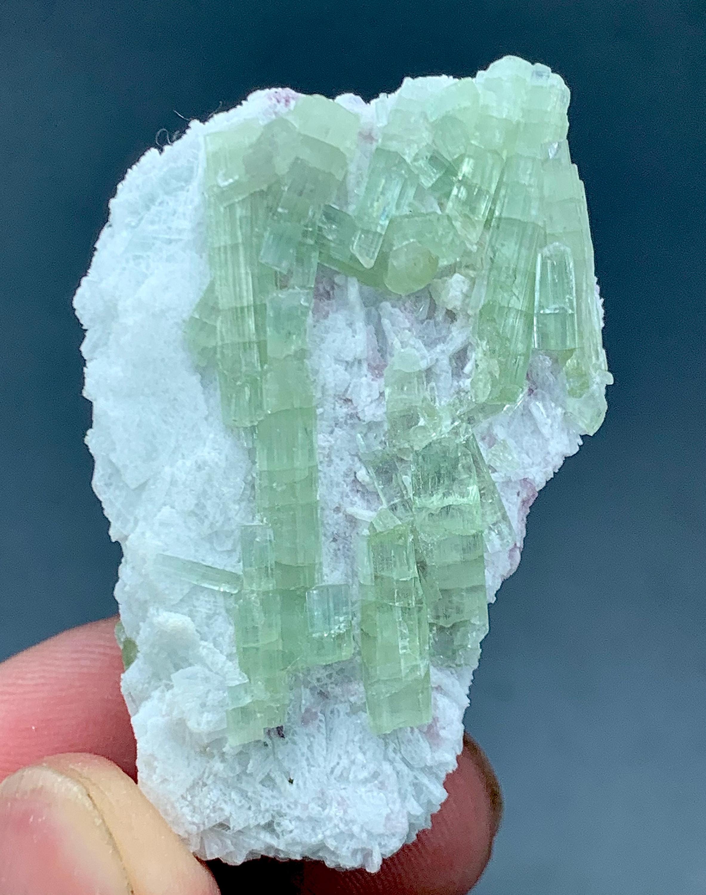 184カラットのグリーントルマリン結晶/標本（アフガニスタン産