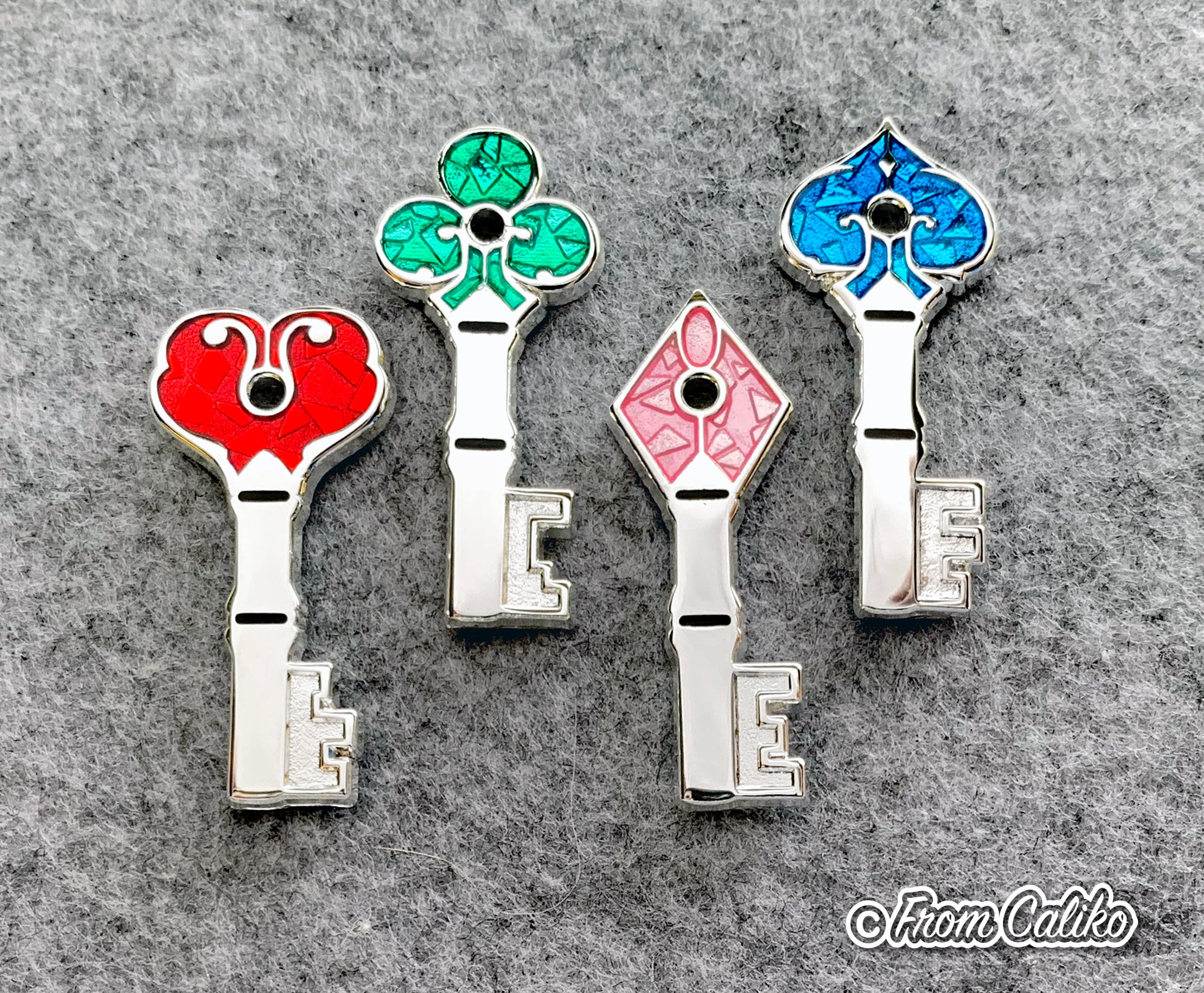 バイオハザード2 ラクーンシティ警察署の鍵 スペード クラブ ハート