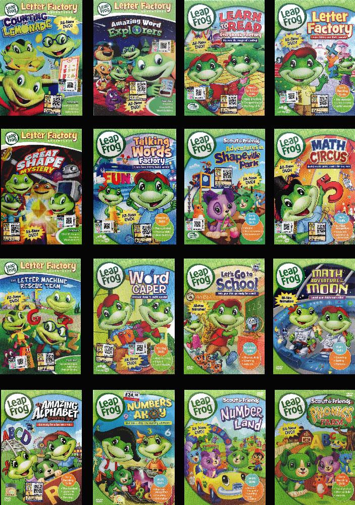 DVD Children Education Leap Frog 16 Different Series - Etsy