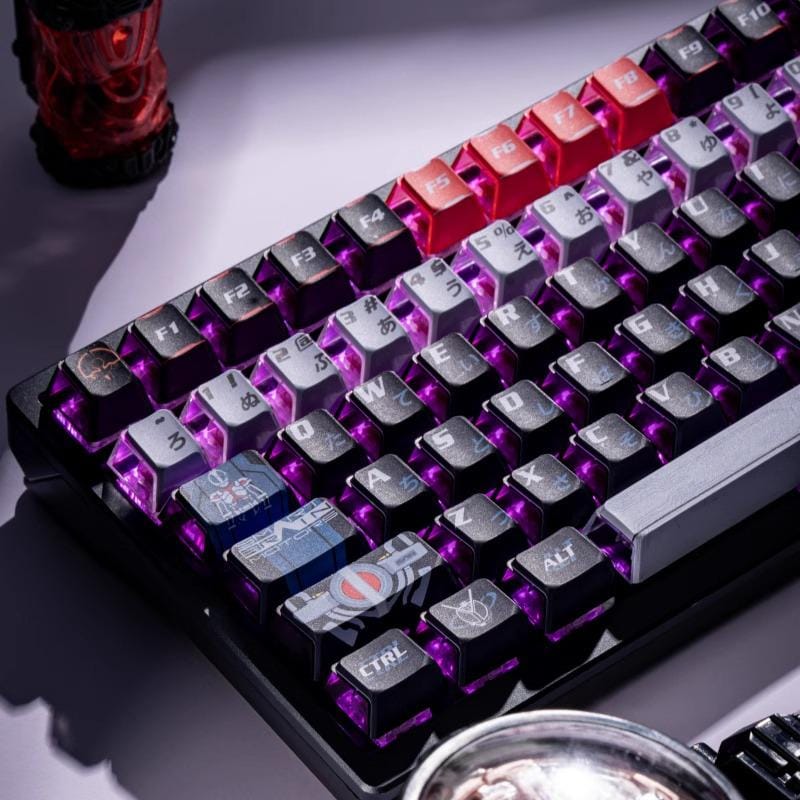 クールな仮面ライダーをテーマにしたメカニカルキーボード用キー