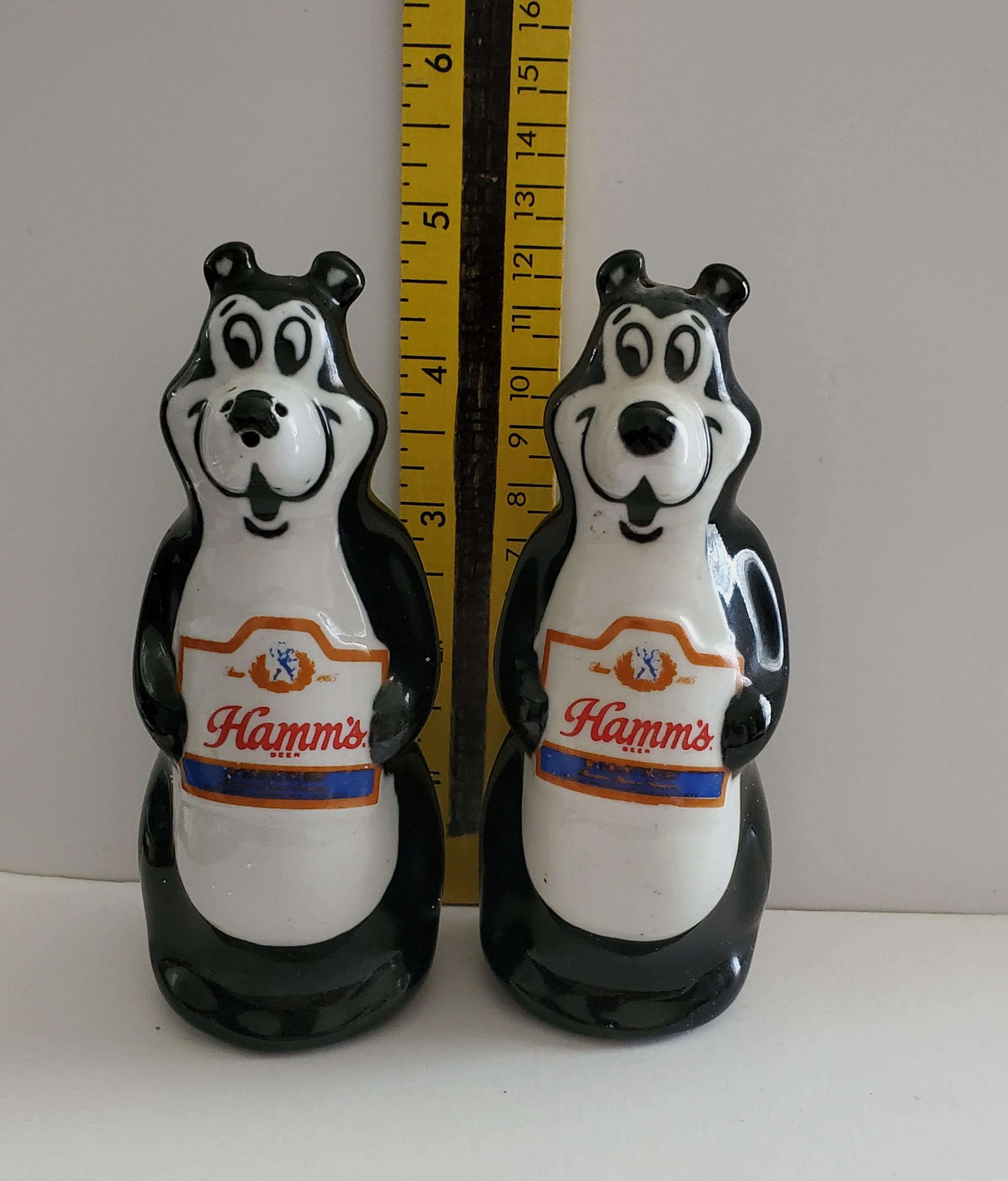 Vintage Hamm's Beer Bear Salt and Pepper Shakers - Etsy