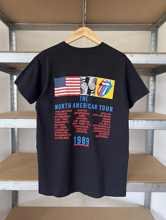 ヴィンテージ ザ・ローリング・ストーンズ 1989 ロックバンドツアー T