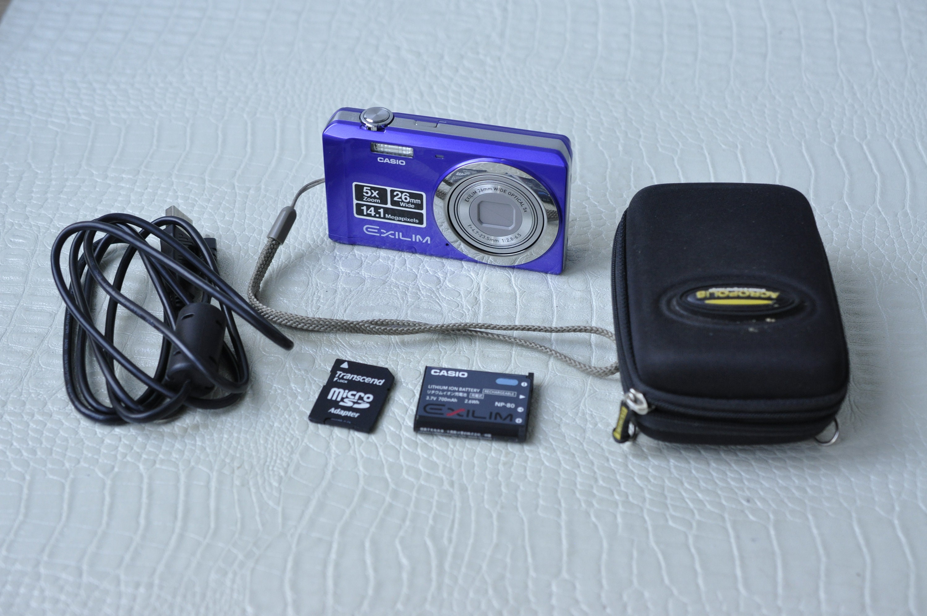 CASIO EXILIM Ex-z88 14.1MP Compact Digital Camera-blue 5X ZOOM - Etsy