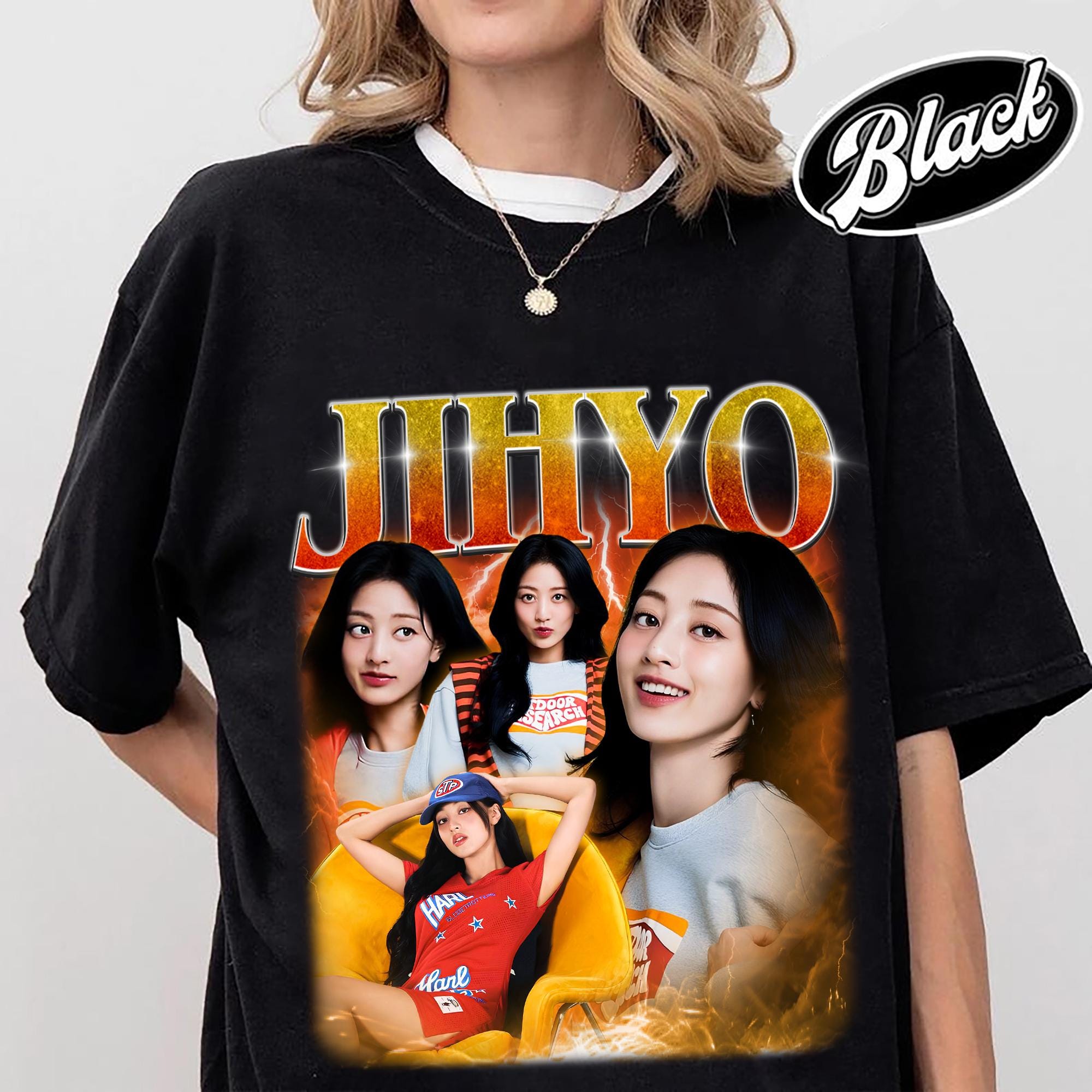 Twice Jihyo Graphic Tshirt, Twice This is for World Tour in US