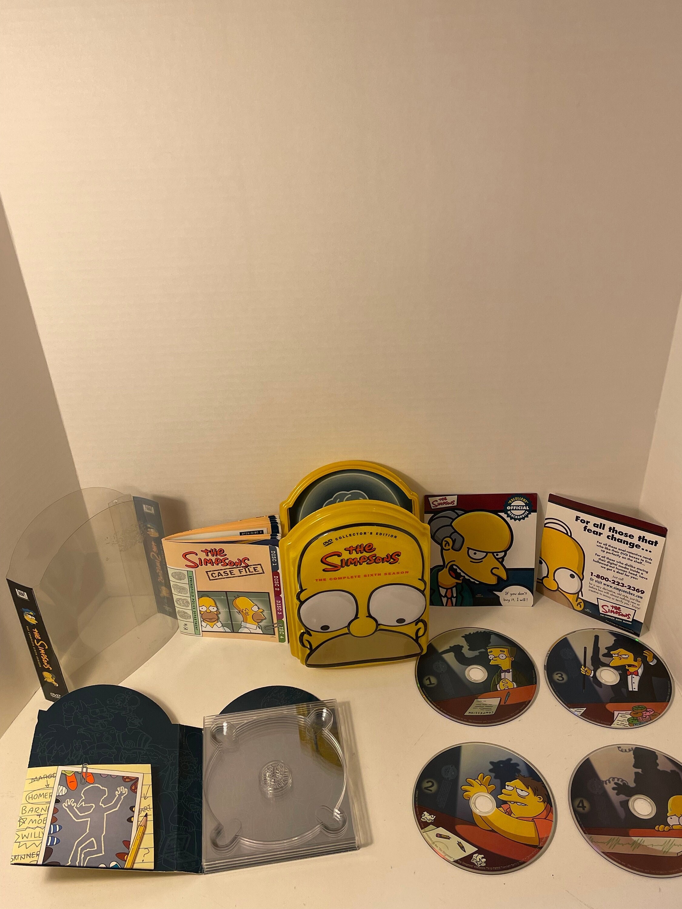 Vintage-2005-the Simpsons Collector's Edition-the Complete Sixth