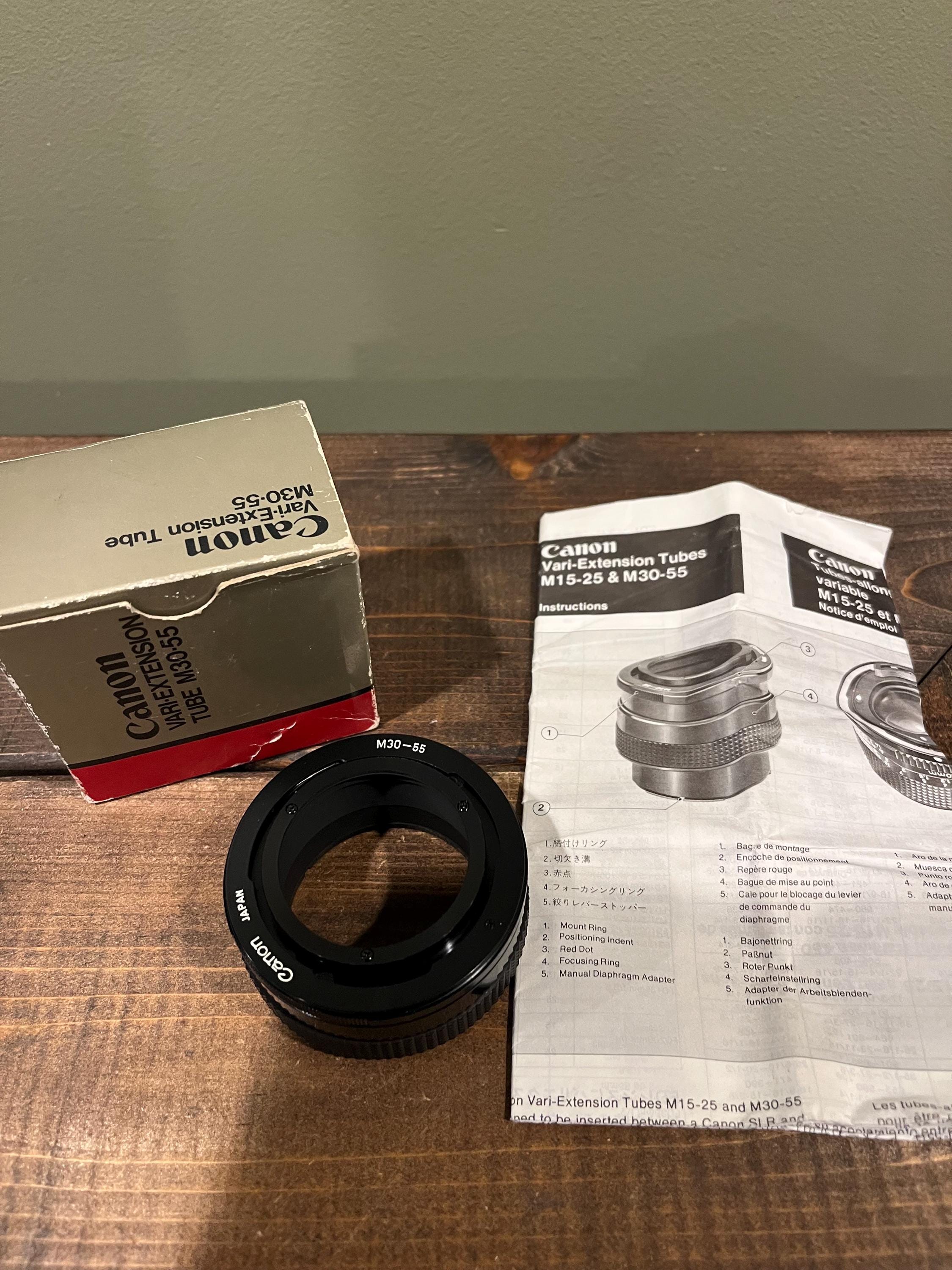 希少!! Canon VARI-EXTENSION TUBE M30-55 希少!! Canon VARI