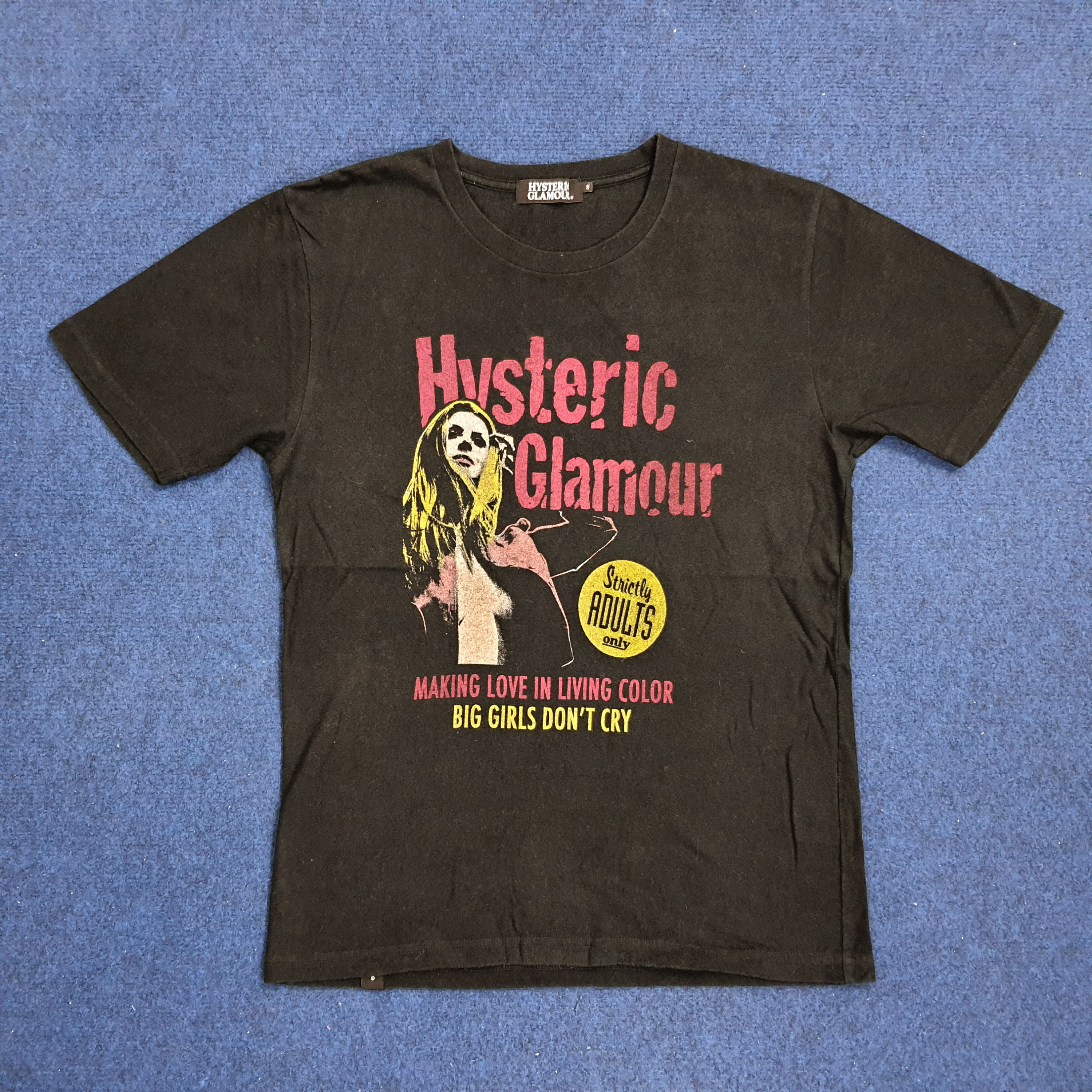 Hysteric Glamour Big Girls Don;t Cry T-shirt - Etsy