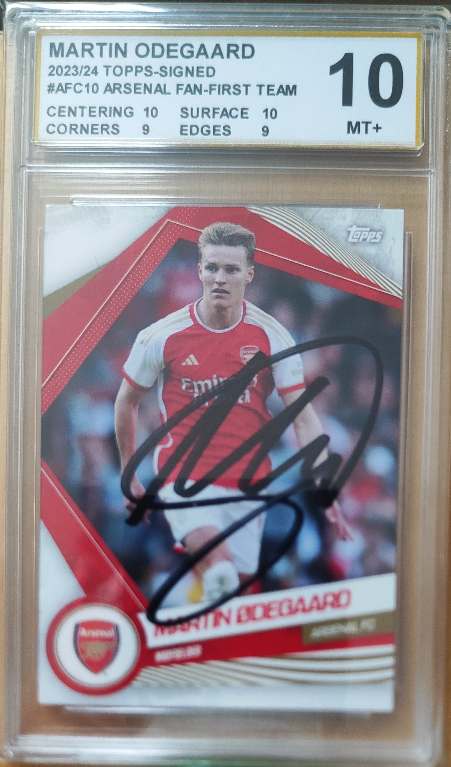 マルティン・ウーデゴール直筆サイン入りサッカーカード - Etsy 日本