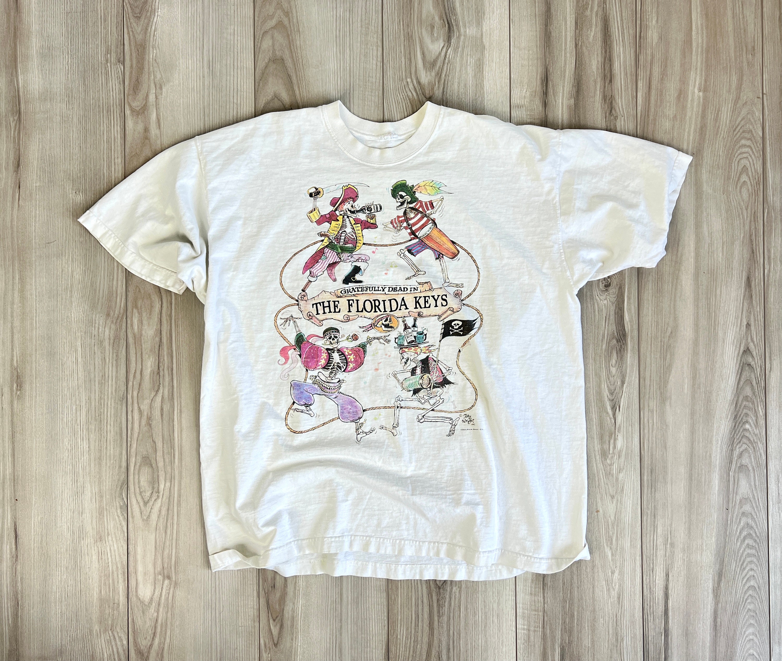 The Grateful Dead | Vintage T-shirt | Florida Keys | 1995 | Jerry