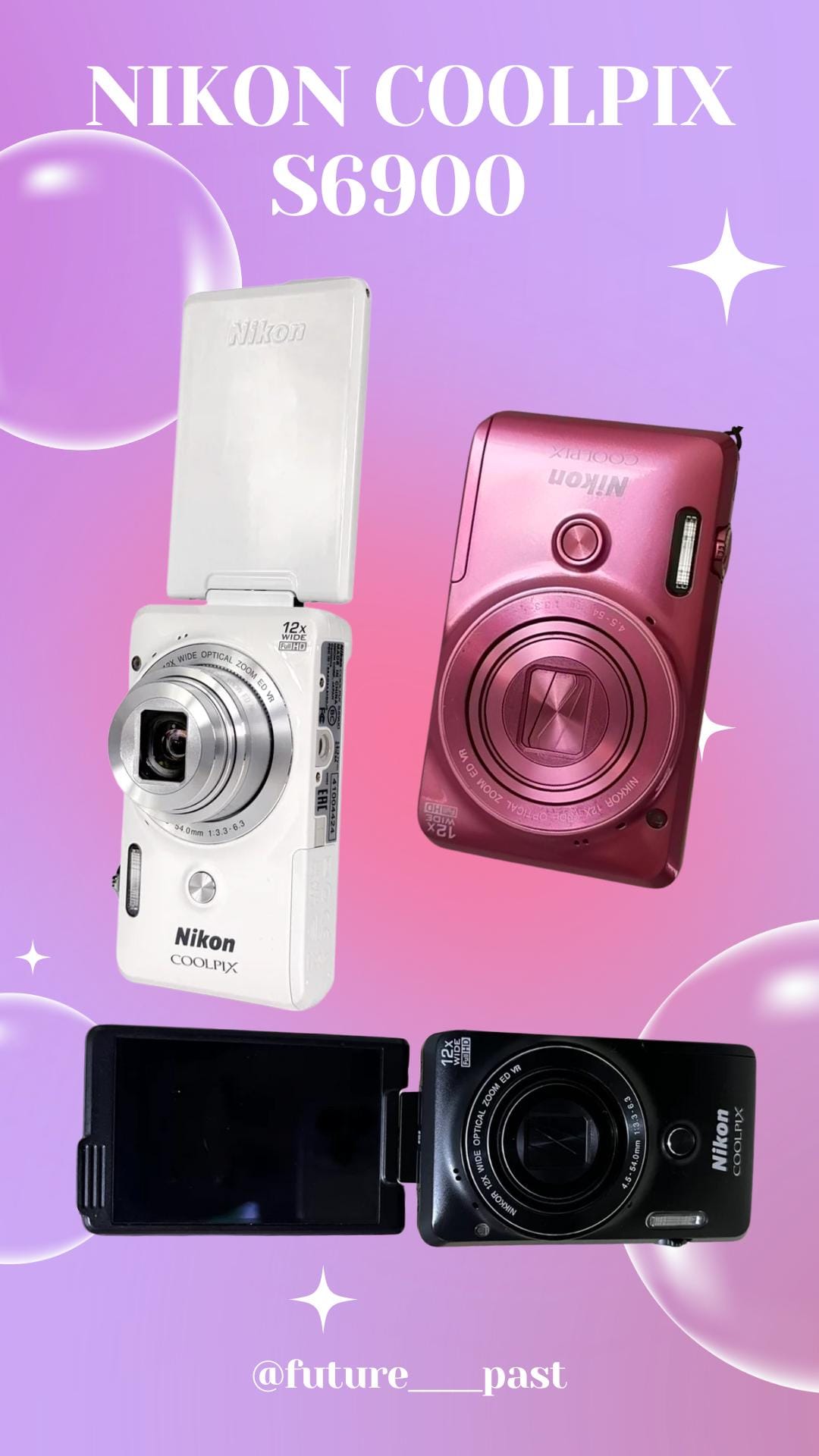 Nikon S6900 Camera Pink - Etsy