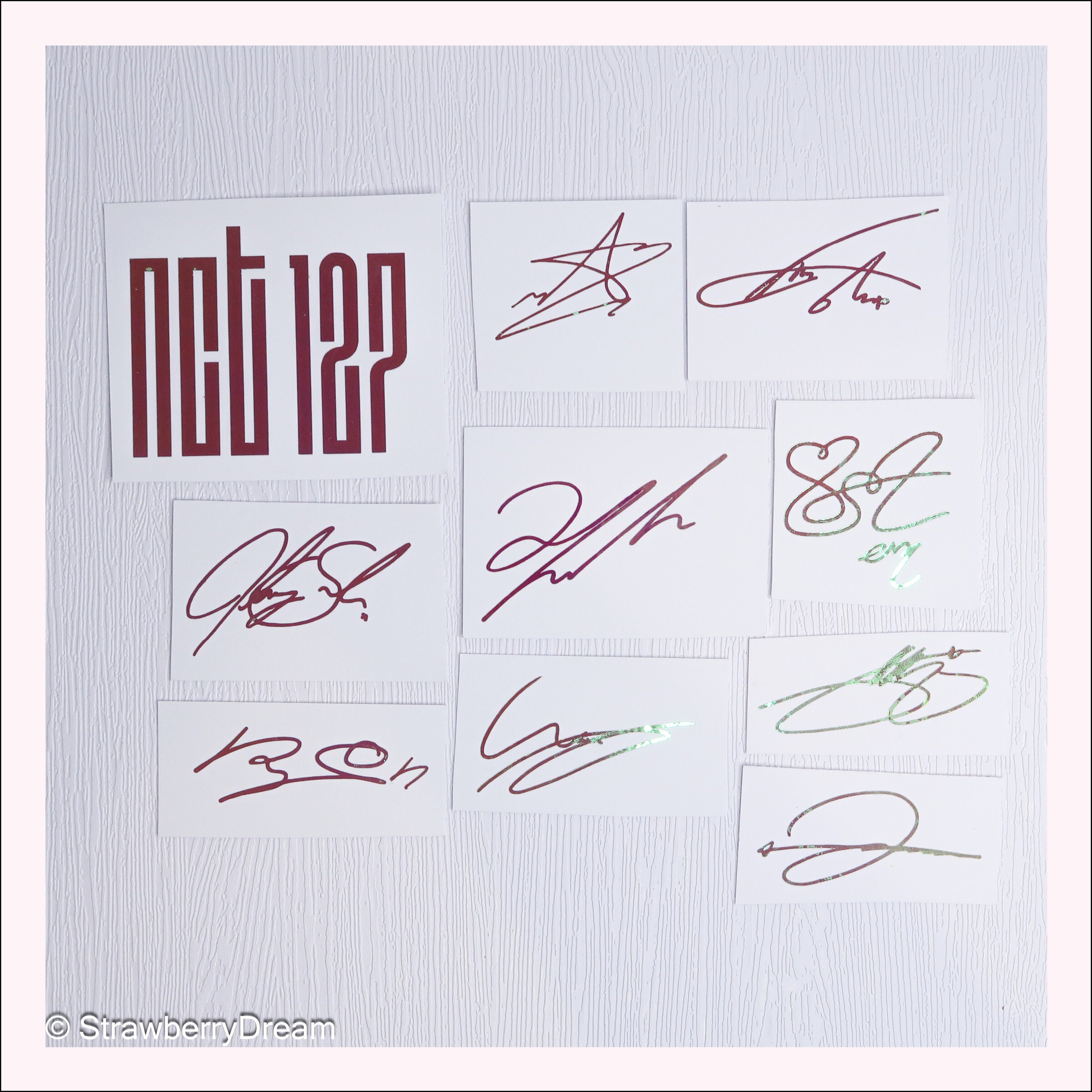 NCT 127 Decals | Logo and Signature | Vinyl Sticker | Taeyong