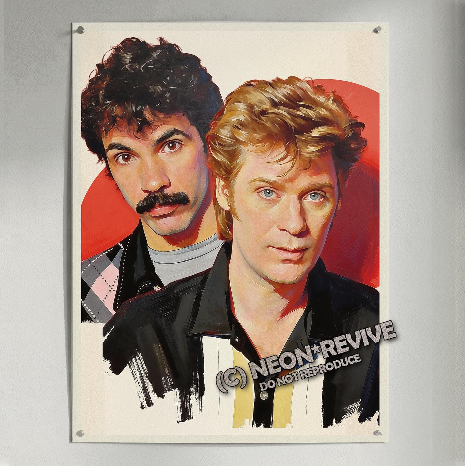 Hall Oates Poster - Etsy