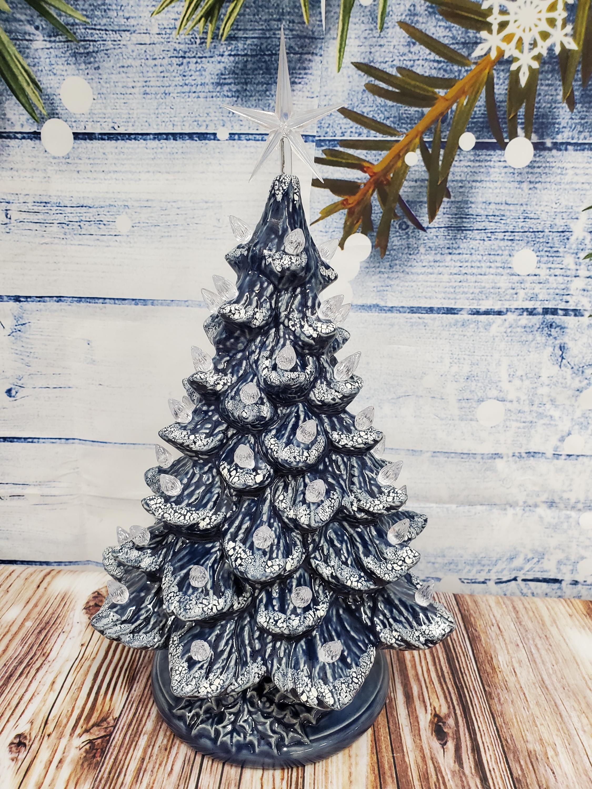 Ceramic Christmas Tree Lighted 14