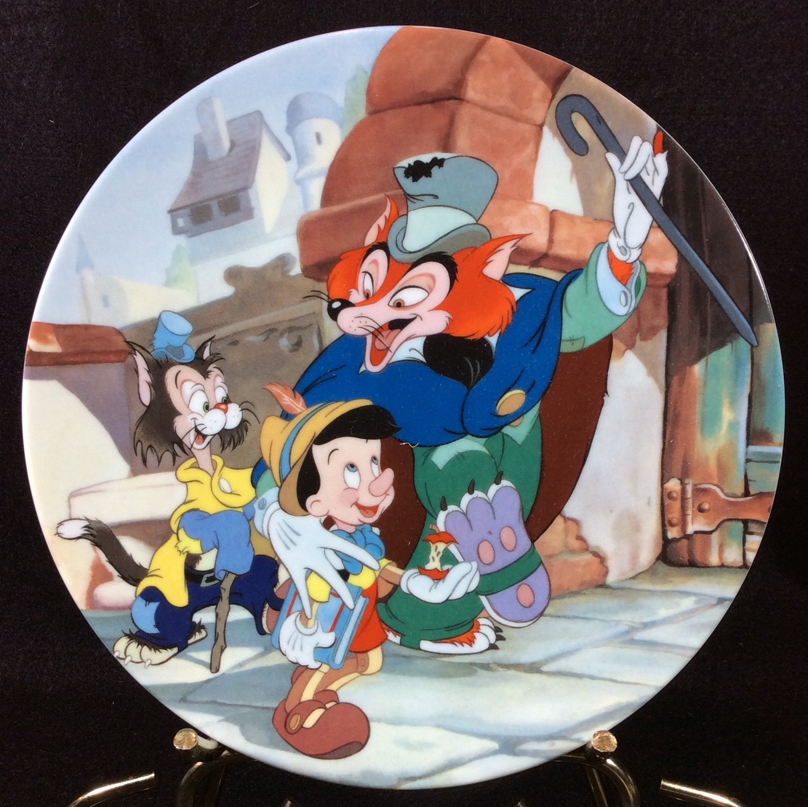 私にとっては俳優の人生、ウォルト・ディズニーのピノキオ プレート